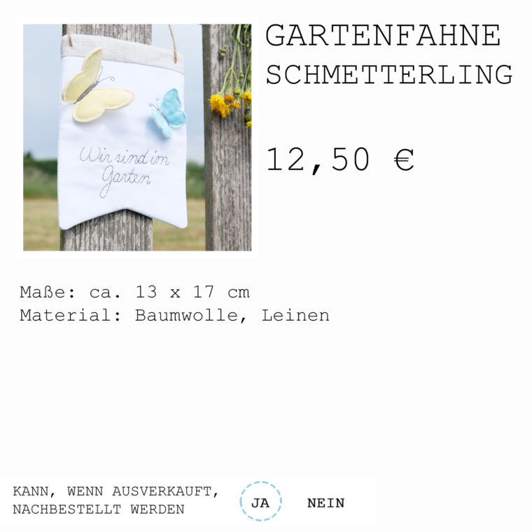 Gartenfahne_Schmetterling