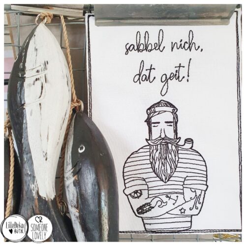 SEEMANNSGARN sabbel nich, dat geit - 10x10 - 24x36
