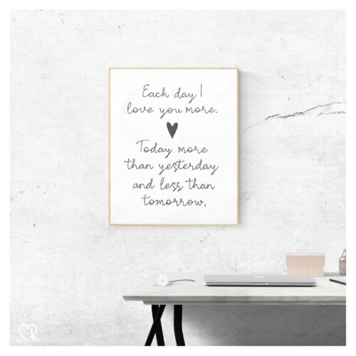 each day I love you more