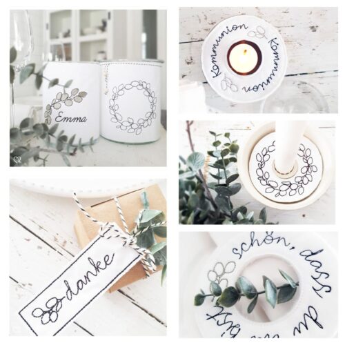 Christliche Feste Set Eukalyptus