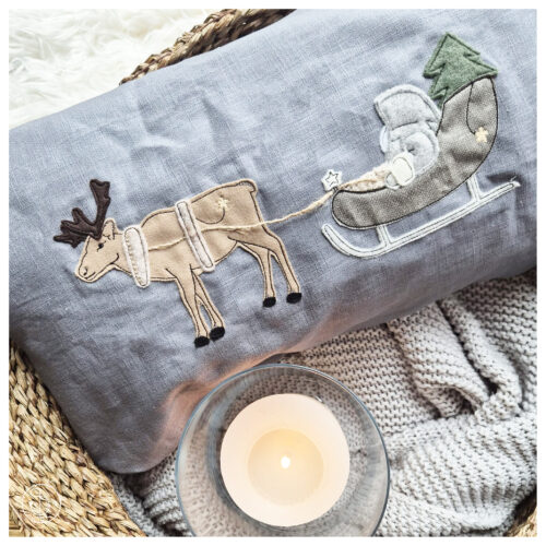 Rentierschlitten Applikation [Digital]