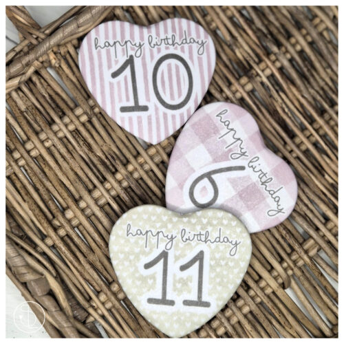 Geburtstagsbutton Herz