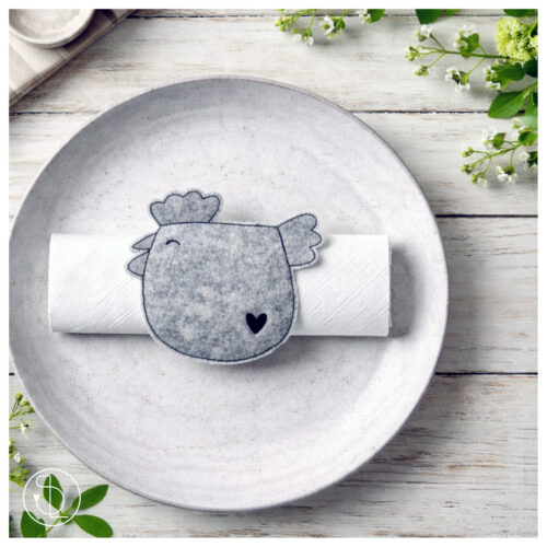 Serviettenring Huhn [Digital]