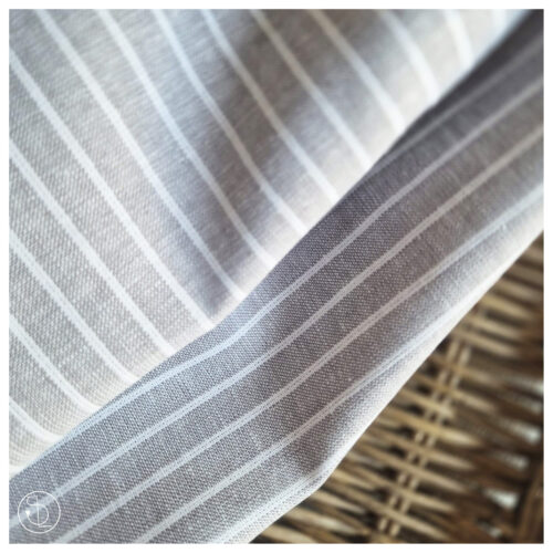Leinen Chambray gestreift