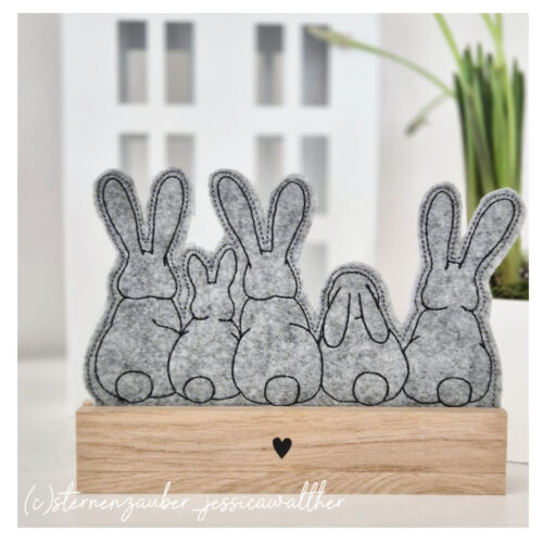 Hasenreihe für Klötzchen [Digital]