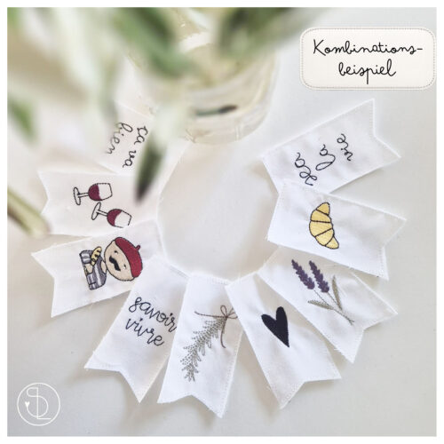 Miniwimpel mix & match SAVOIR VIVRE [Digital]