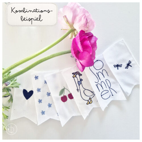 Miniwimpel mix & match SOMMERLIEBE [Digital]