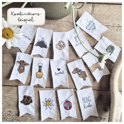 Miniwimpel mix & match Bergliebe [Digital]