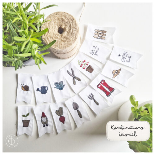 Miniwimpel mix & match Gartenliebe [Digital]