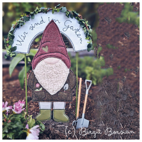 Gartenzwerg Blumenstecker [Digital]