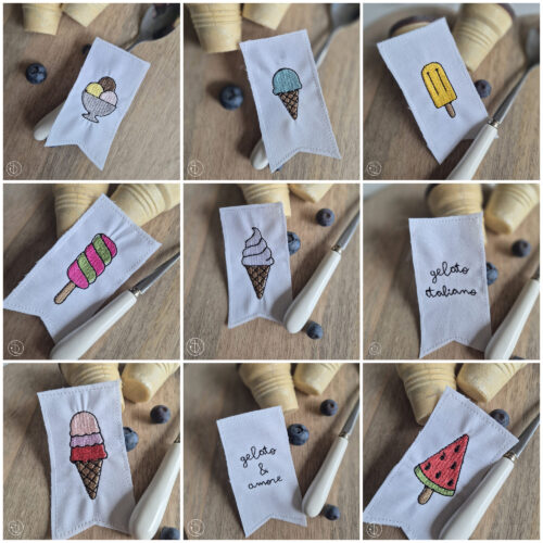 Miniwimpel mix & match Eis [Digital]
