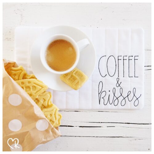 Untersetzer coffee & kisses ITH Set [Digital]