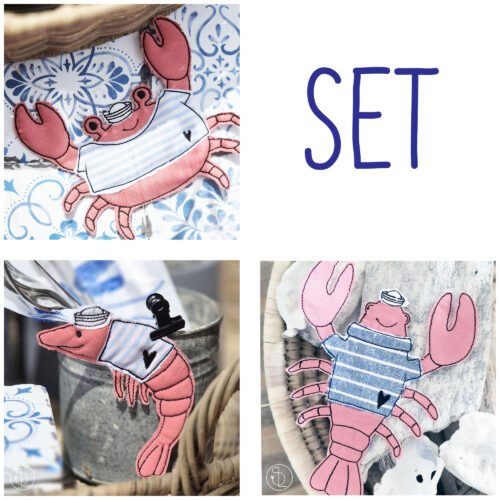 Set Hummer, Garnele und Krabbe [Digital]